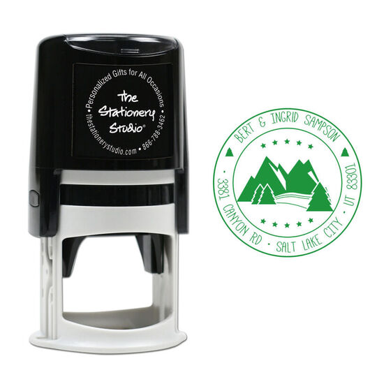 Mountain View Self-Inking Stamper